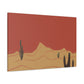 Desert Stage - Vintage Contemporary - Desert - Canvas