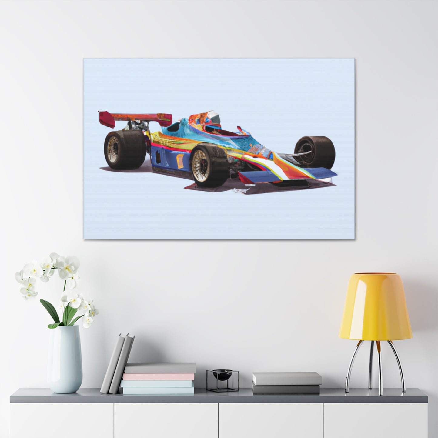 Blue Streak - Automobile - Canvas