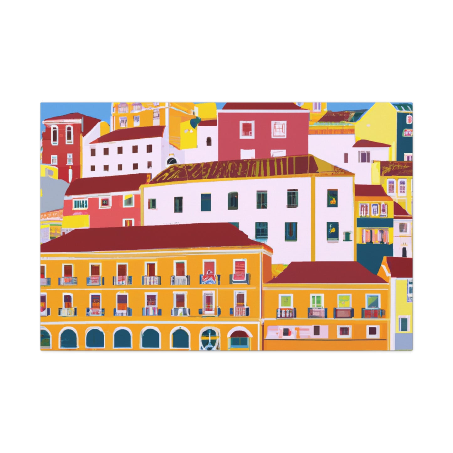 Vibrant Vista - Destination Portugal - Canvas