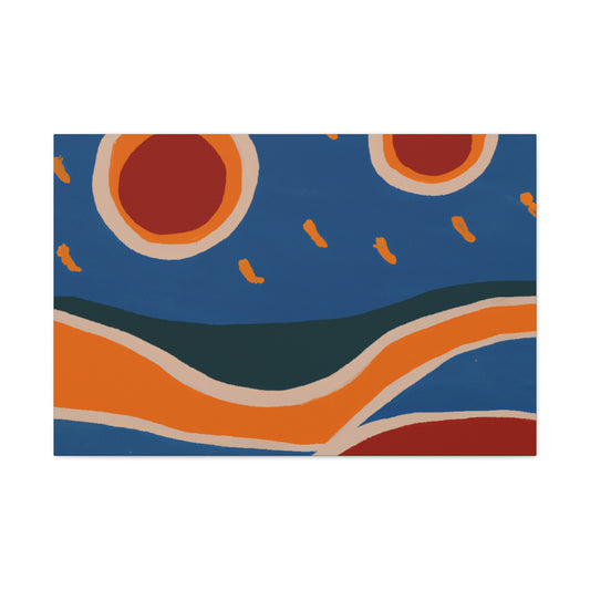 Flamingo Sue - Midcentury Canvas