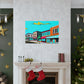 Jukebox Alley - Pop Art Canvas