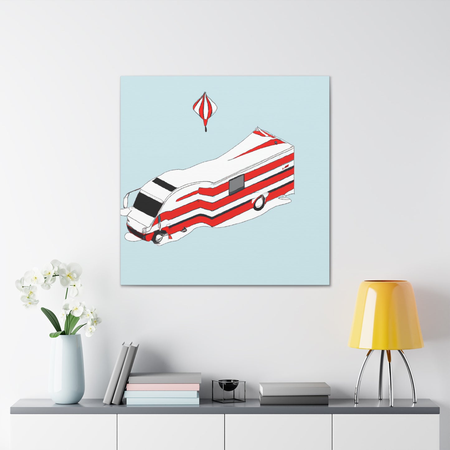 Aerial Observation - Minimalism - Canvas