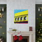 Sunshine Splendor Drive-In Eatery - Canvas - Pop Art