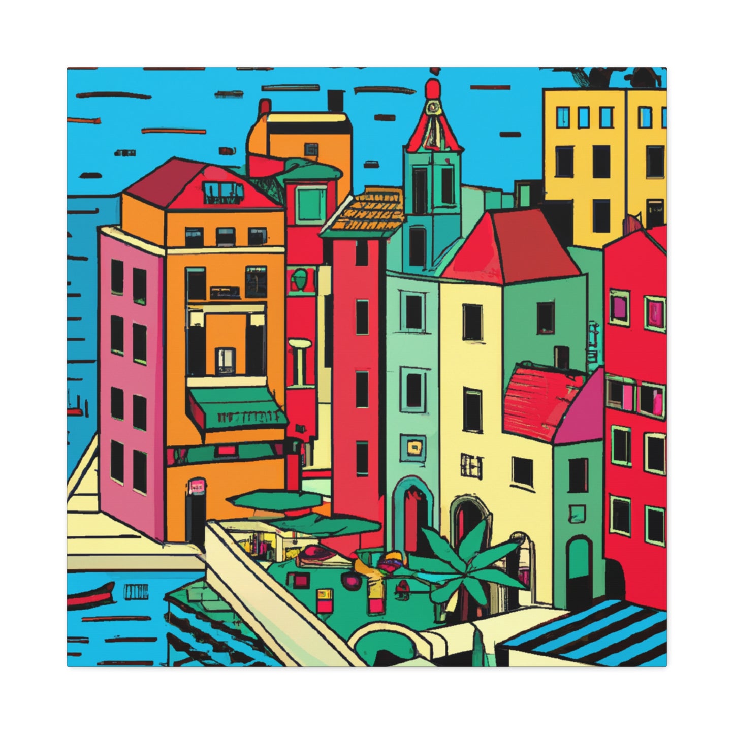 Bhuvaneshree - Italy - Canvas
