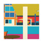 Harmonious Abstraction- Midcentury - Canvas