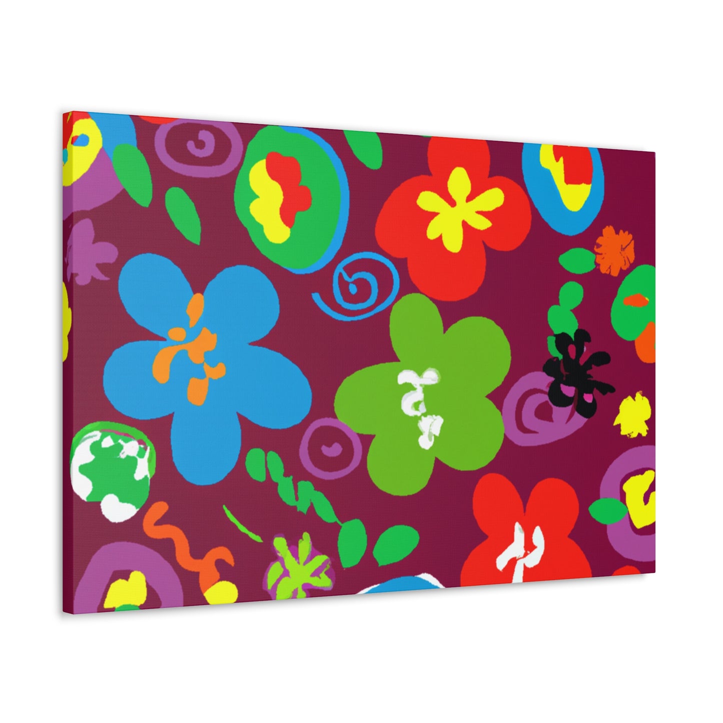 "Heavenly Petal Parade" - Floral Canvas