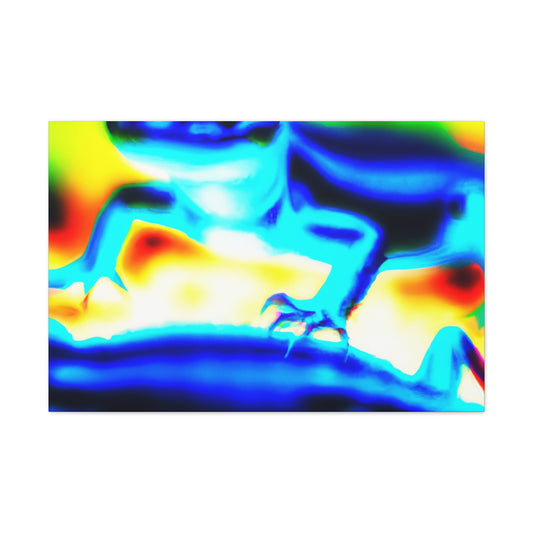Lemonburst Lynx - Canvas - Abstract
