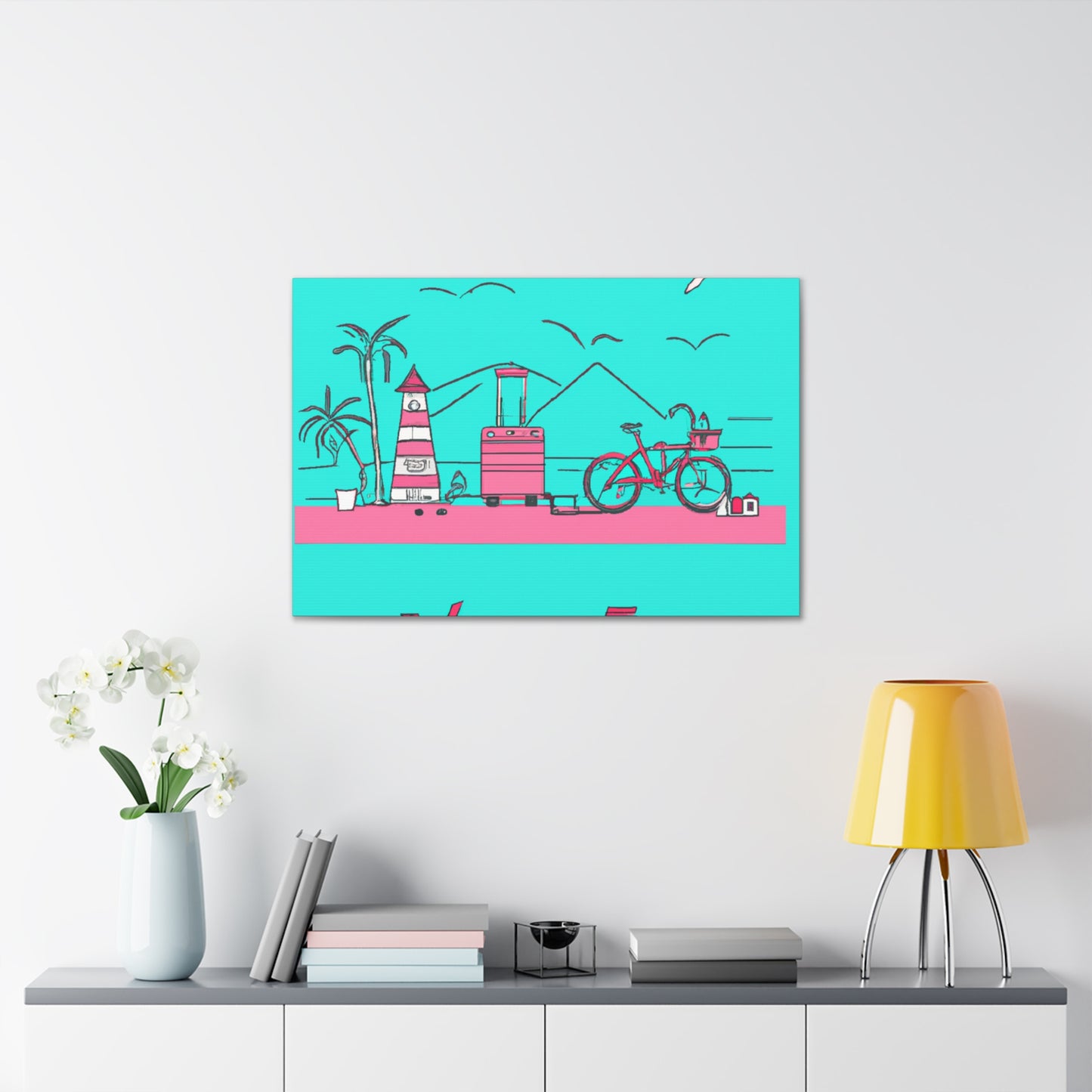 Monochrome Melody - Minimalism - Canvas
