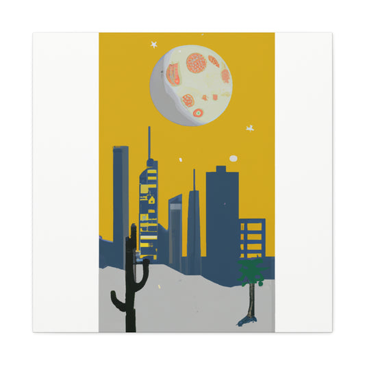 Skyhigh - Midcentury Canvas