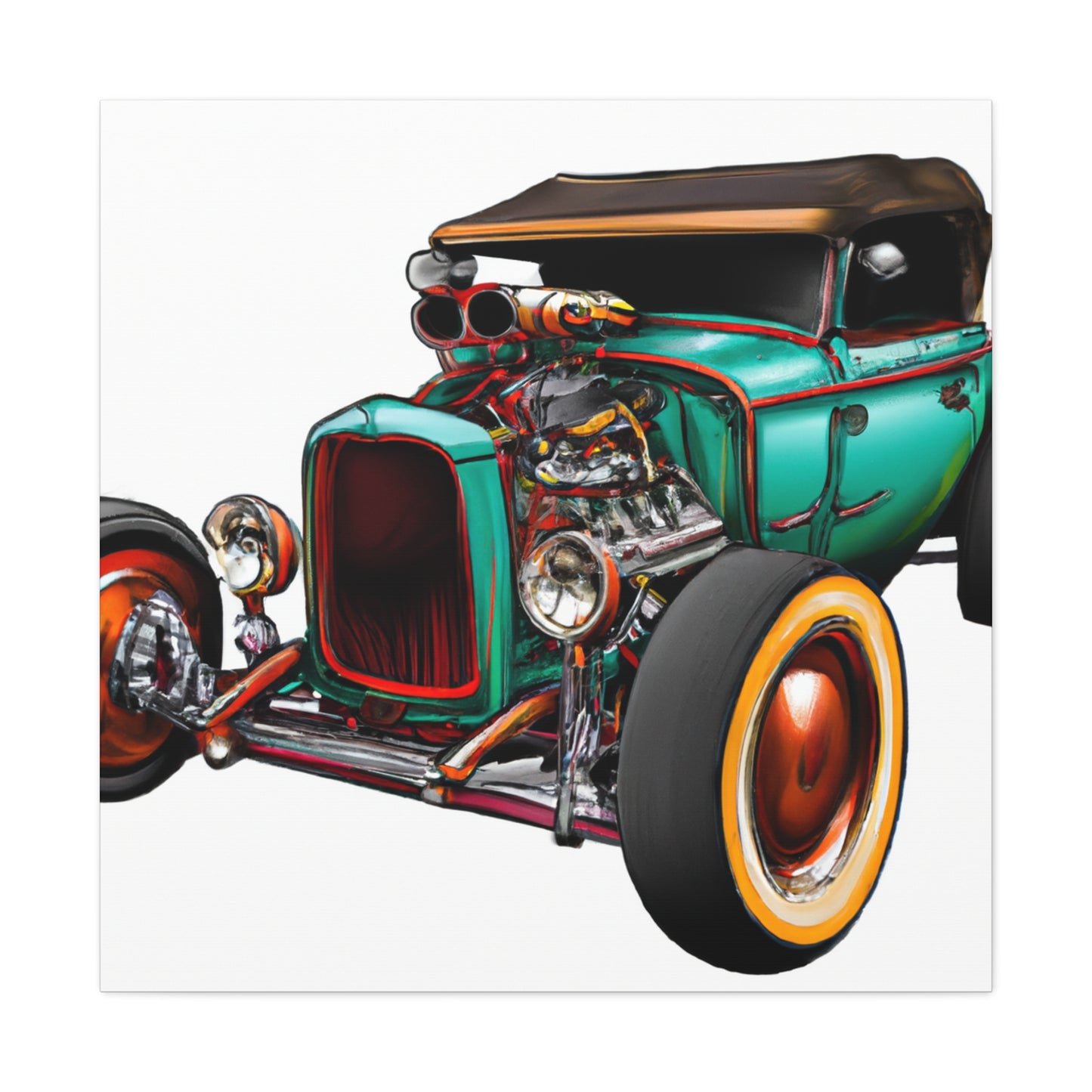 Vintage Vanguard - Automobile - Canvas