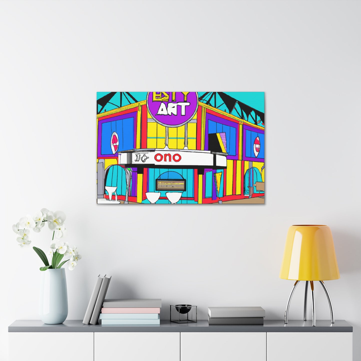 Twisty Time Soda Shop - Canvas
