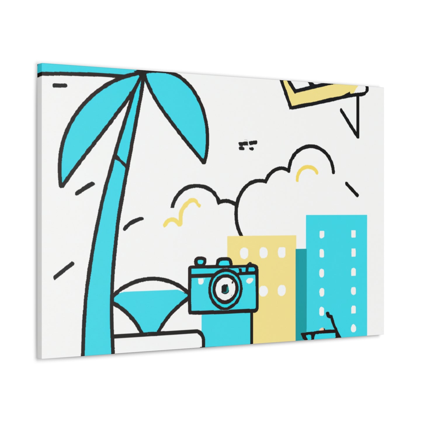 Blue Skyless - Minimalism - Canvas