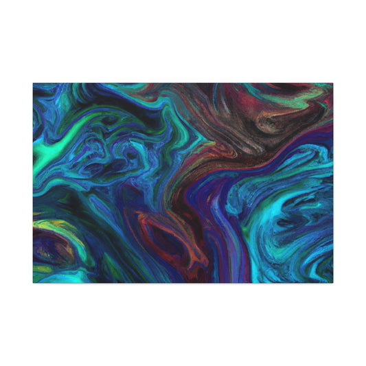 Electric Blue - Canvas - Abstract