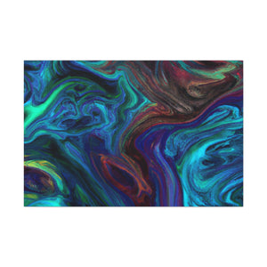 Electric Blue - Canvas - Abstract