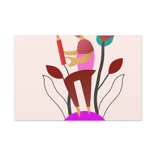 Zen Leaf - Minimalism - Canvas