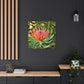 Floral Scroll Garden Print - Canvas - Floral