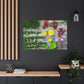 "Garden Glimmer" - Canvas - Floral