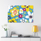 "Double Trouble Bouquet: A Bloom Boogie!" - Floral Canvas