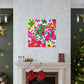 "The Bouquet of Spring's Blooms" - Floral Canvas