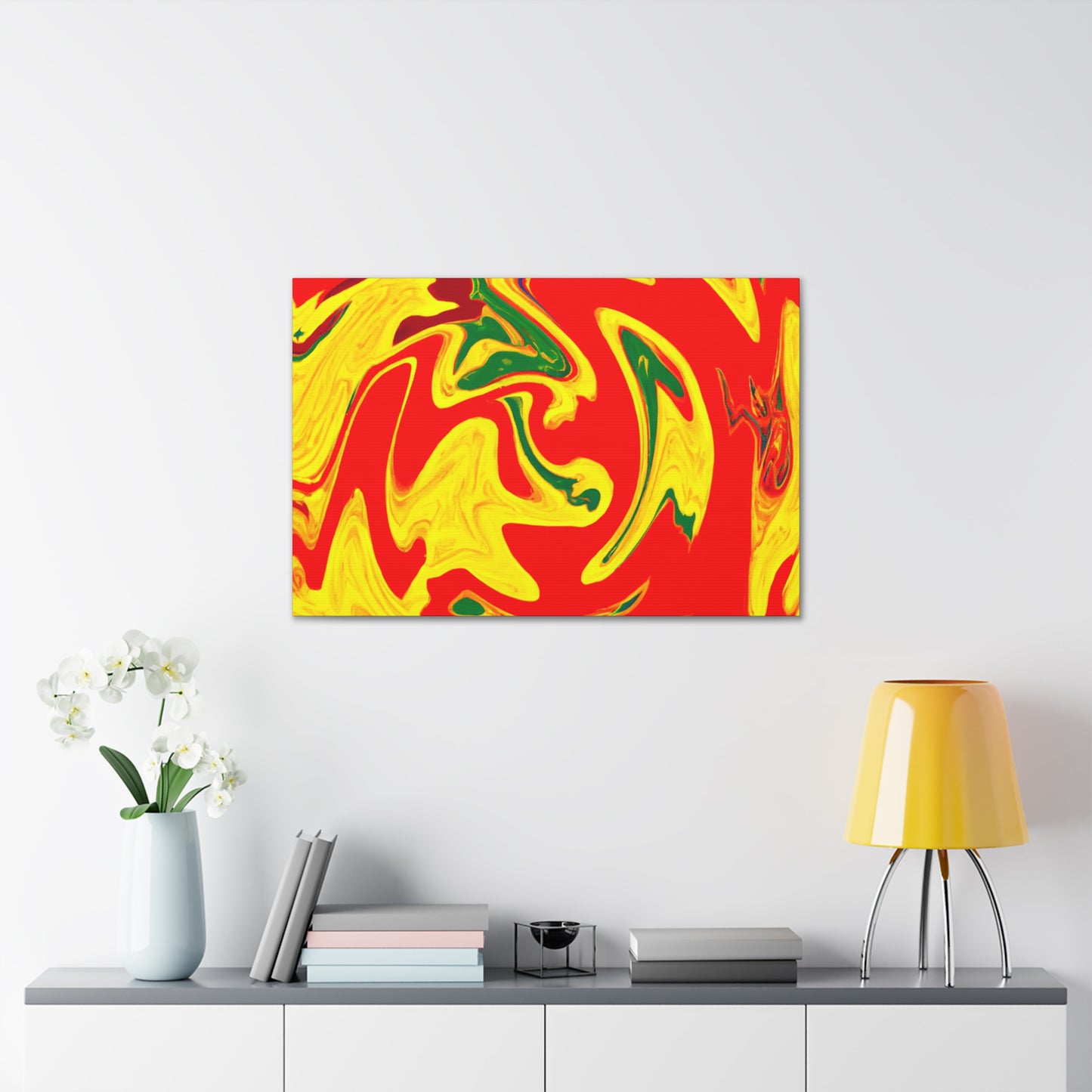 Vapour-Wave Abstract - Canvas