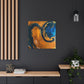 Golden Wave- Abstract Canvas