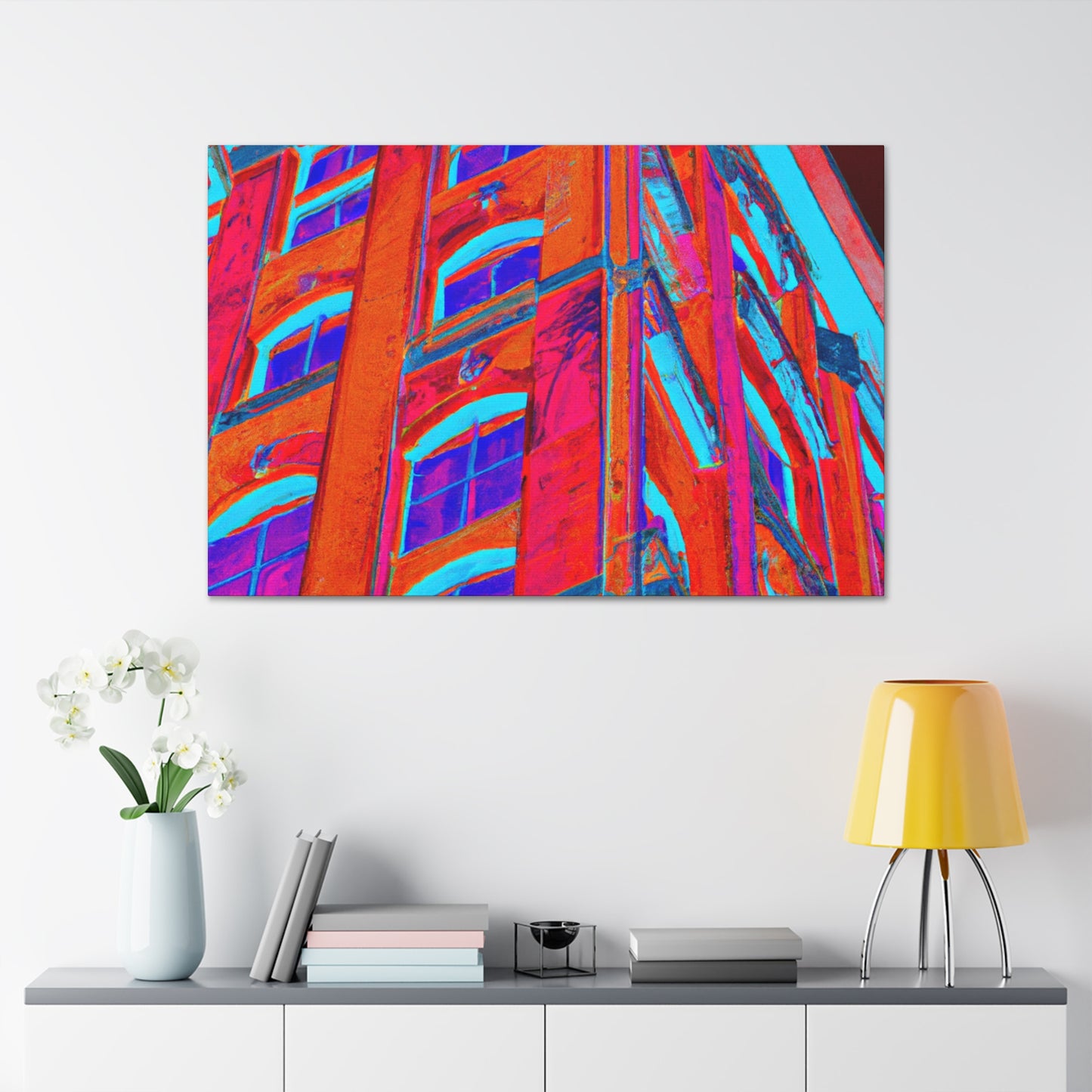 Art Modulo: a modernist building style which combines elements of classic Art Deco streamlined and symmetrical designs with modular, geometric components. - Canvas