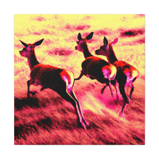 Prancing- Canvas - Wildlife