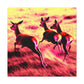 Prancing- Canvas - Wildlife