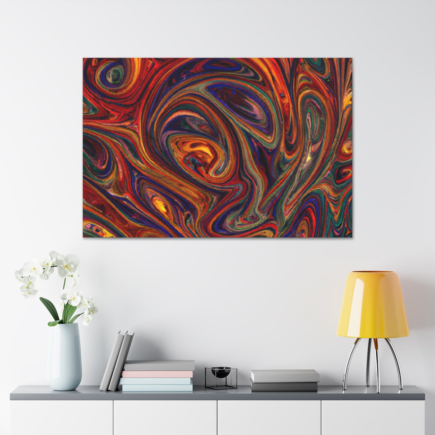 Burning Edges - Canvas - Abstract