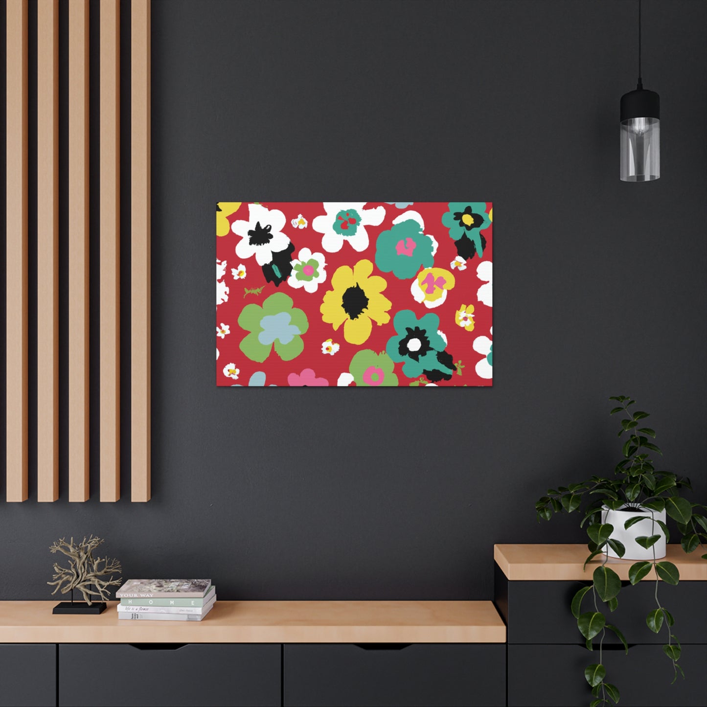 "Petal's Poise" - Floral Canvas