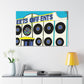 Sock Hop Shoppe - Retro Music Canvas