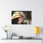 Scary Feathers - Canvas - Wildlife