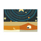 Splash of Sunshine - Midcentury - Canvas