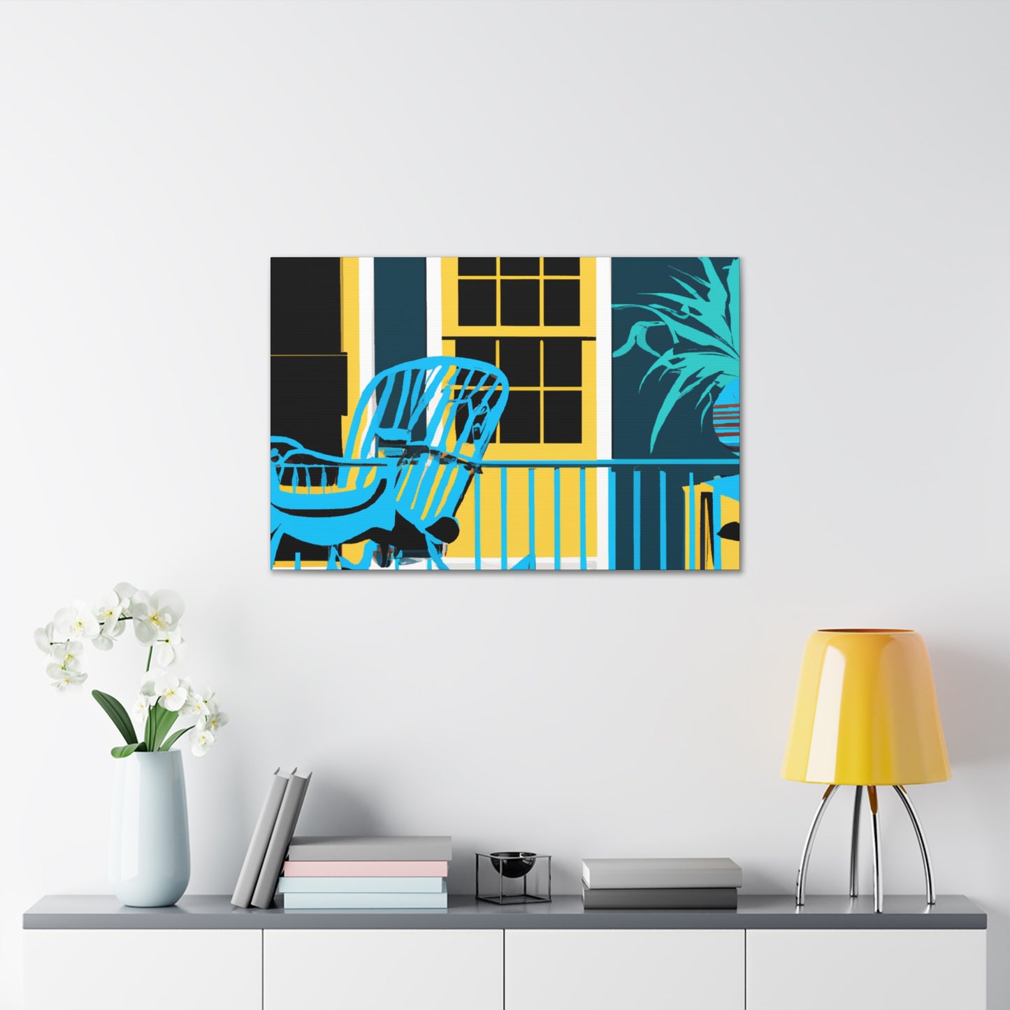 "Cozy Calmness- Midcentury" - Canvas