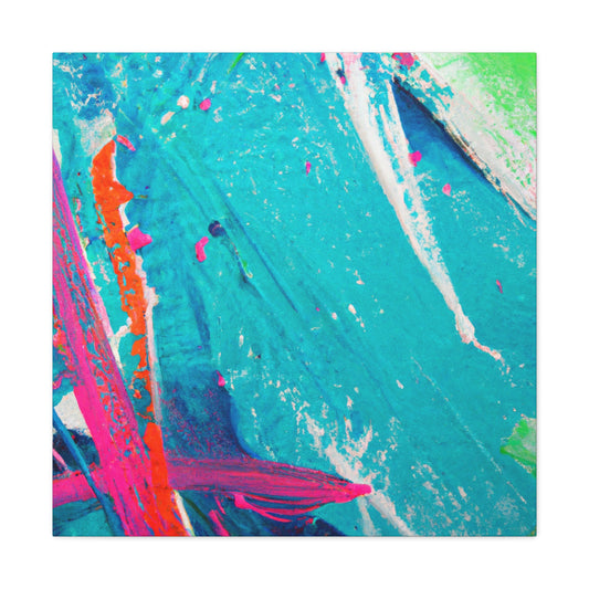 Aqua Lung- Abstract Canvas