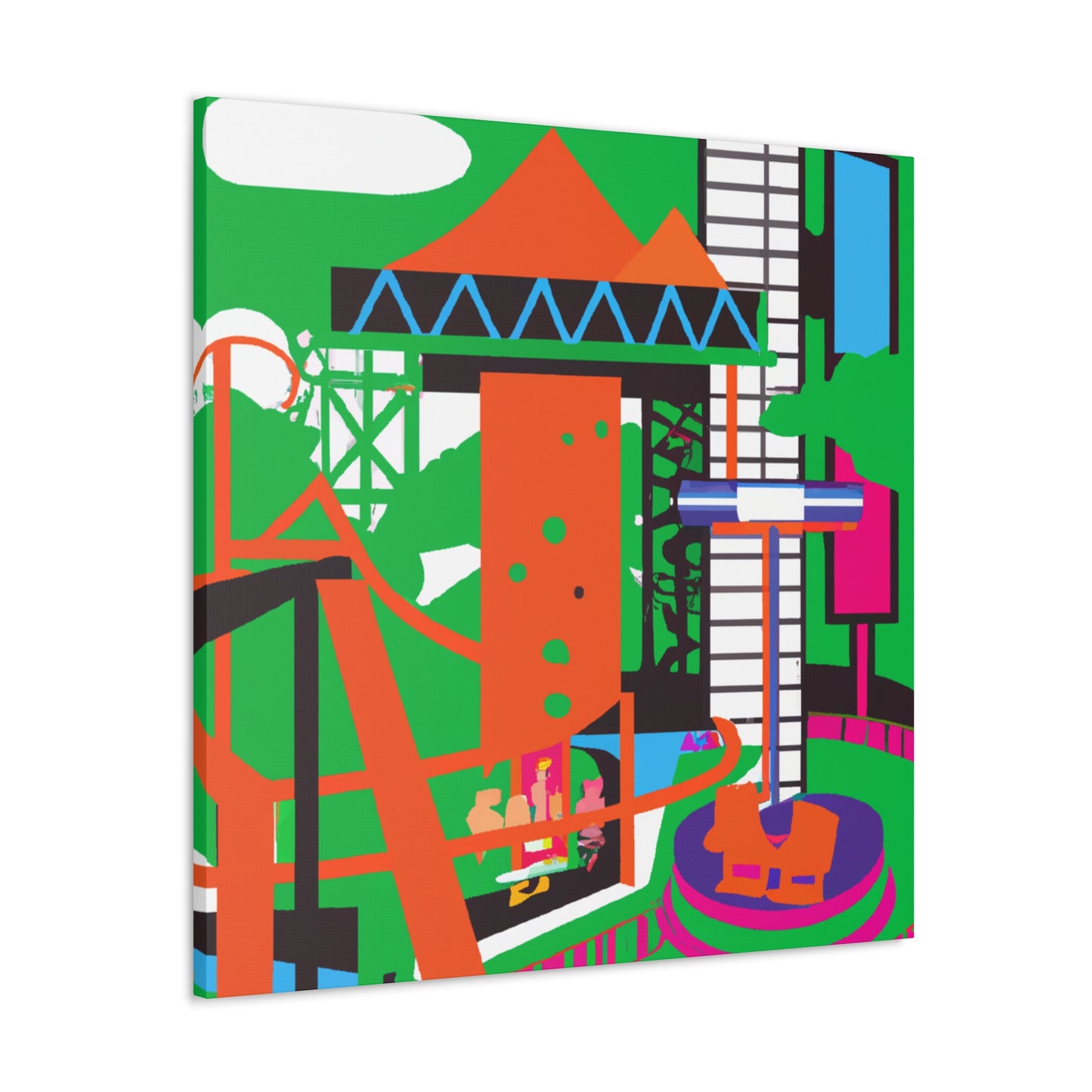 Gardenewood - Landscape - Amusement - Canvas