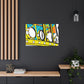 Dinky Diner Lights - Canvas - Pop Artt
