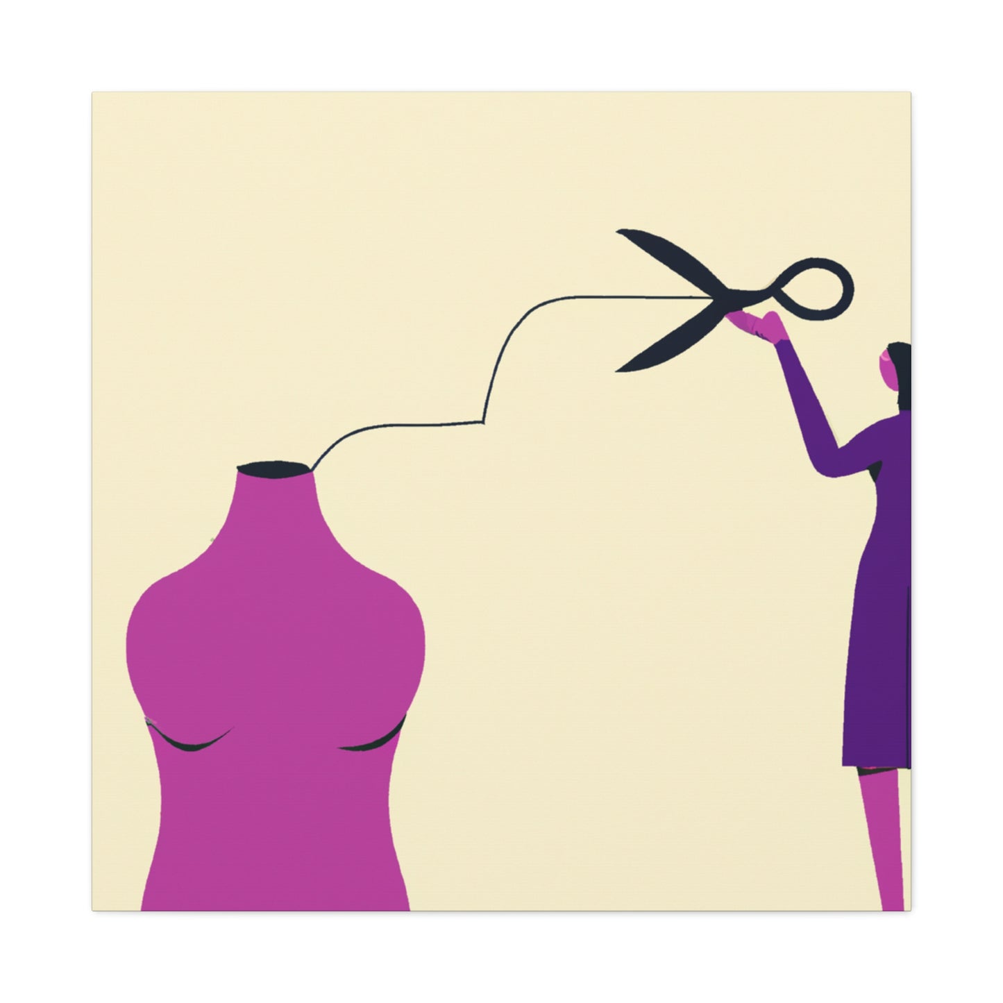 Elegance of Simplicity - Minimalism - Canvas