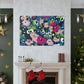 The Floral Frenzy: a game in which players race to collect the most colorful and fragrant flowers in a garden and arrange them in a beautiful bouquet. The player who collects the most flowers and arranges them most creatively wins the game - Canvas