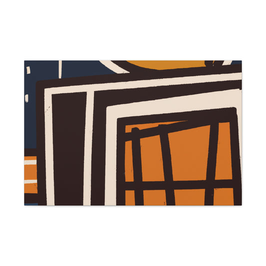 Edgy - Midcentury Canvas