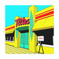 "Happy Wheels Tire Shop." - Canvas - Pop Art