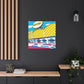 Boardwalk Pinball Palace - Canvas Pop Art