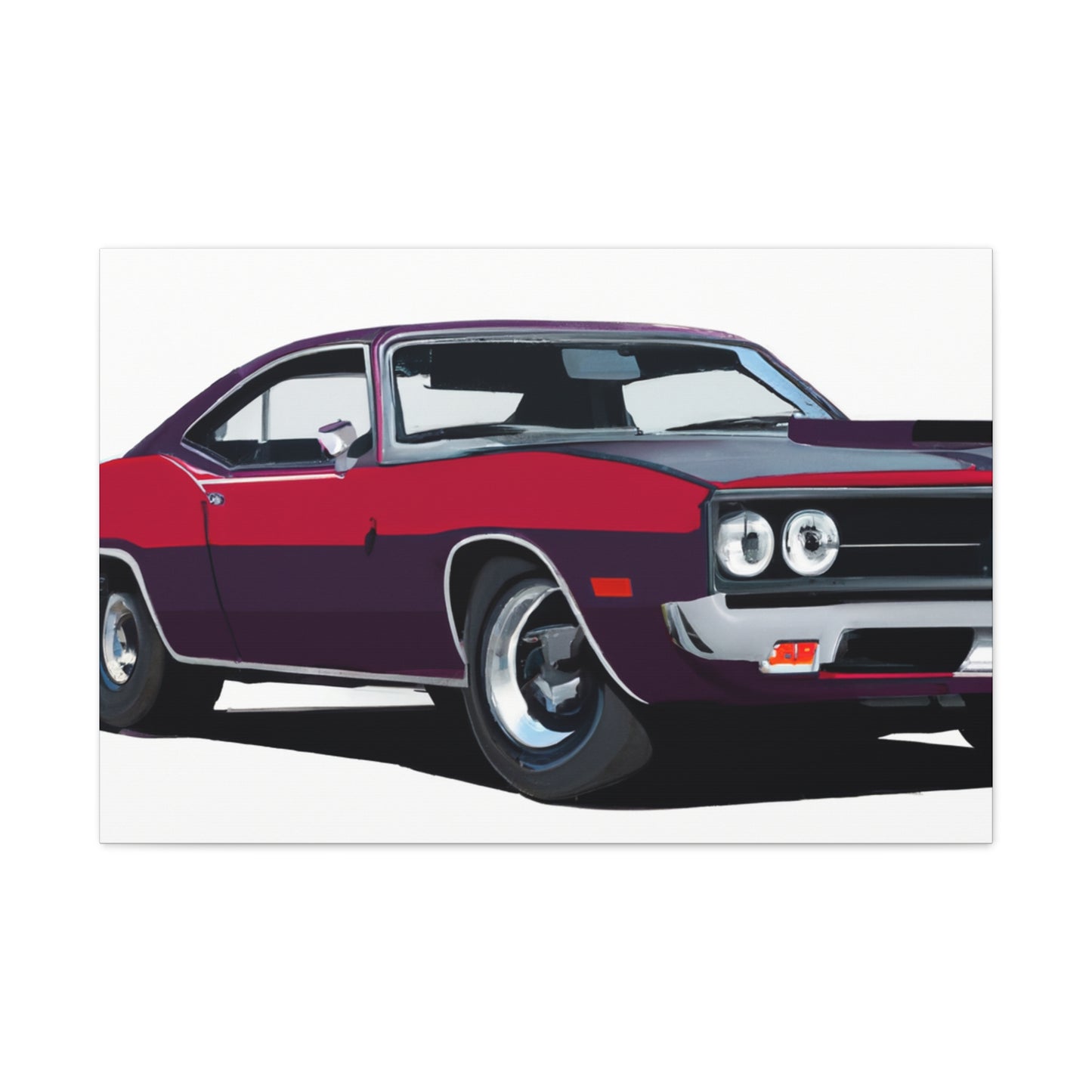 The Blazing Bullet - Automobile - Canvas