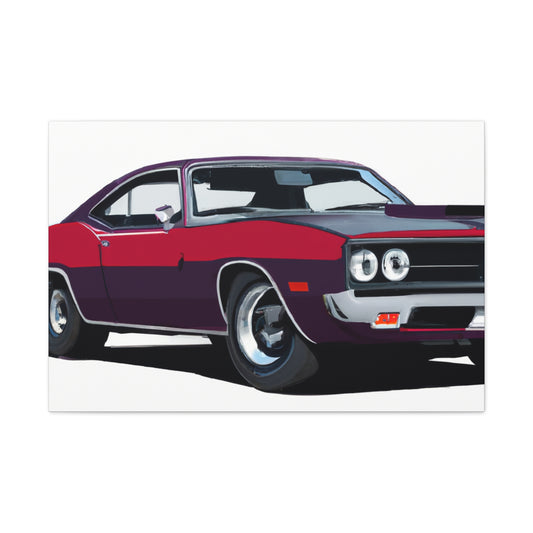 The Blazing Bullet - Automobile - Canvas
