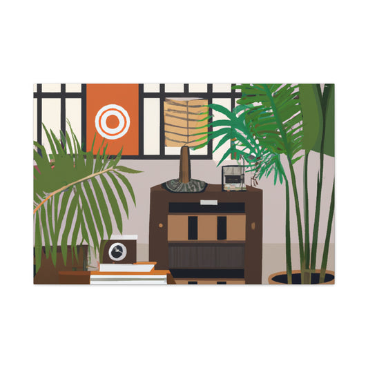 Vivid Blooms - Midcentury - Canvas