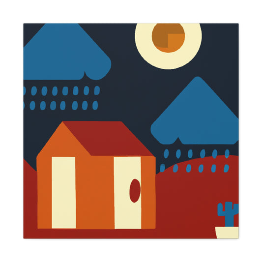 Vibrant Arches - Midcentury - Canvas
