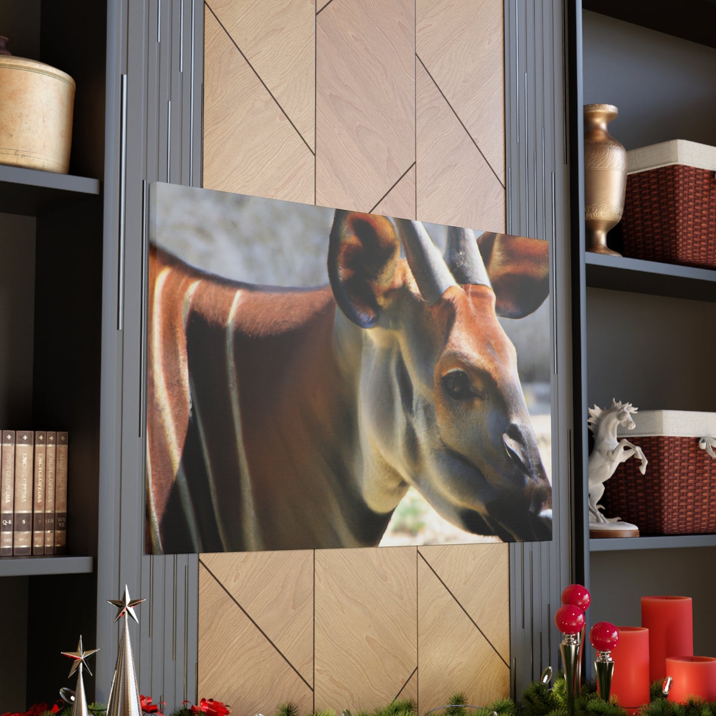 Elk Face- Canvas Wildlife