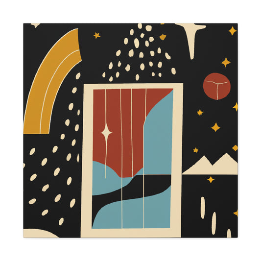 Honey Entry - Midcentury Canvas