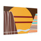 Peru- Midcentury Canvas
