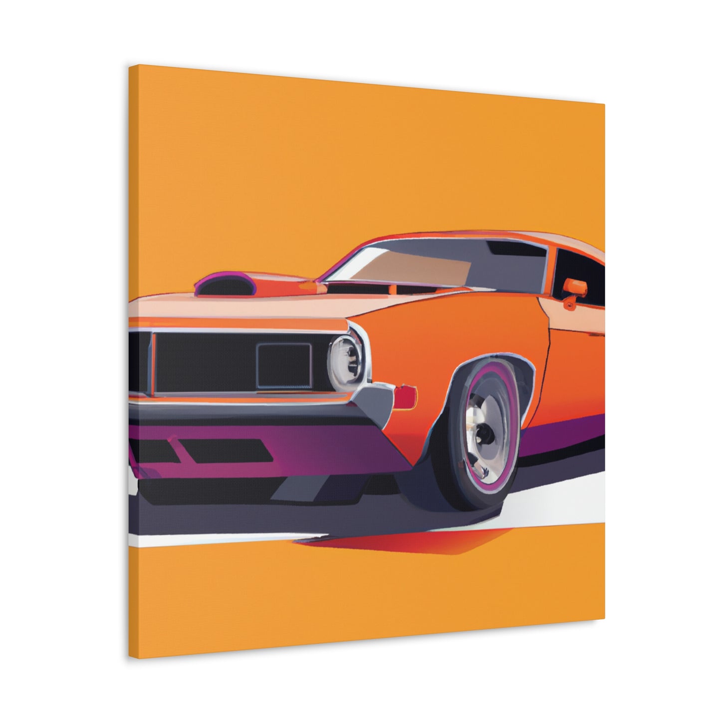 Hot Rod Boomerang - Automobile - Canvas